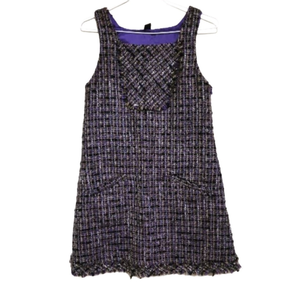 ZARA Kids Multicolor Tweed Dress